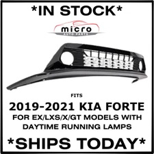 NEW PRIMED FRONT LOWER BUMPER COVER FOR 2019-2021 KIA FORTE W/DRL KI1015113
