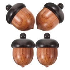 4PCS Acorn Pendant Acorn Charm Craft Necklace Bracelet Crafting Charm Pendant