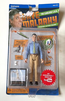 Dave Malarky The Clueless CEO - Cyber Security bewegliche Actionfigur brandneu