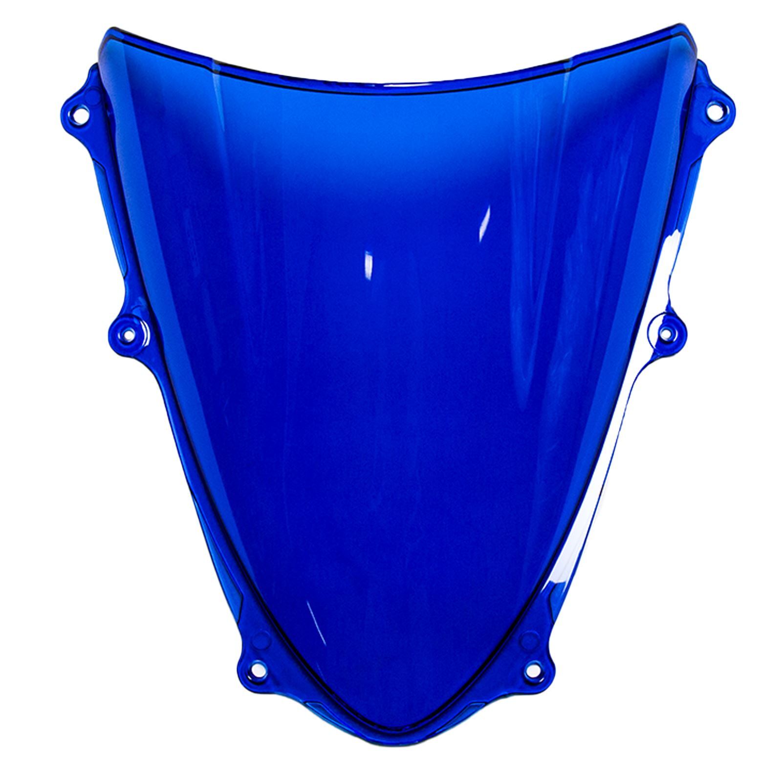 MPW Double Bubble Windshield Screen with Blue Tint for Suzuki GSX-R 1000 09-16