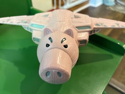 Fisher Price Imaginext Evil Dr. Pork Chop Pig Space Ship ￼Disney