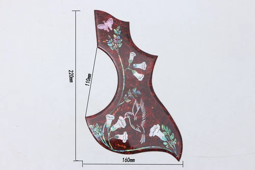 Hummingbird Abalone Pickguard for Acoustic Guitar Scratch Plate Parts