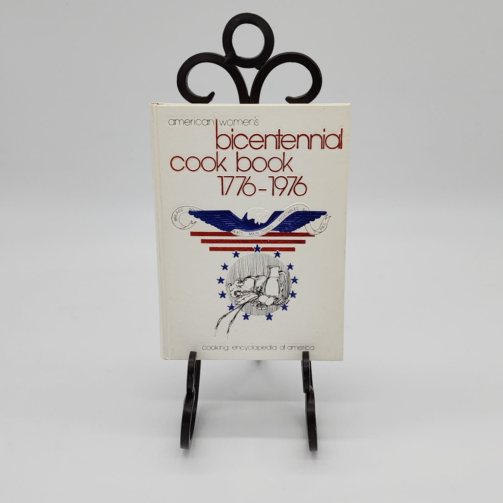 1975 American Womens Bicentennial Cookbook 1776-1976 Hardcover Vintage Collectible