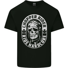 Biker Chopper Rider Motorbike Motorcycle Mens Cotton T-Shirt Tee Top