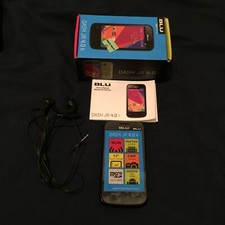 BLU Dash JR D142 K- Black- Locked-Smartphone - PLEASE READ