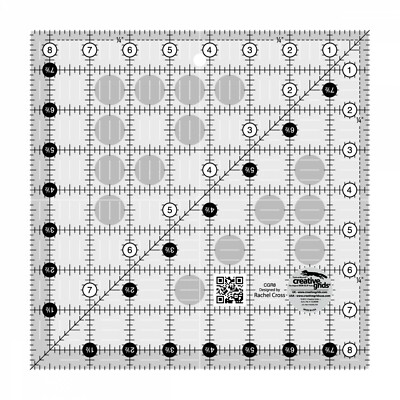 Genuine Creative Grids Quilt Ruler 8-1/2in Square Part # CGR8