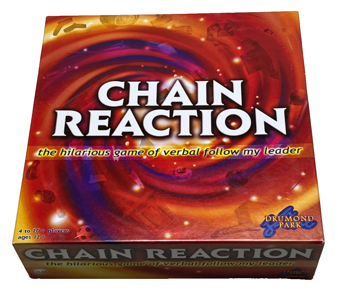 CHAIN REACTION : Verbal Follow My Leader Game By Drummond Park - In Vgc