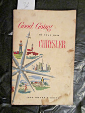 1958 Chrysler Owners Guide. Good Going In Your New Chrysler