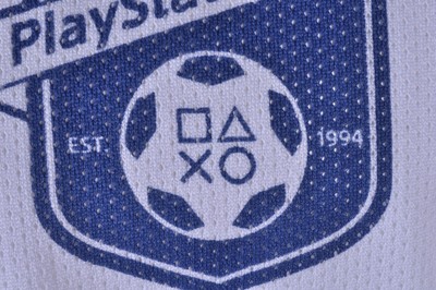 Maillot De Foot Vintage PlayStation FC – XXL – Années 90 – Blanc