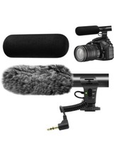 Camera Microphone, Video Microphone for DSLR Close Interview Shotgun Mic for ...