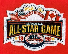 1998 UNITED HOCKEY LEAGUE INAUGURAL ALL-STAR GAME PATCH @ Port Huron 