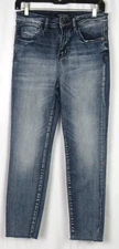 JUDY BLUE Relaxed Fit Medium Distressed Mid-Rise Denim Jeans Women's 3 / 26