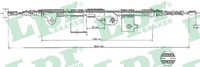 LPR Bremsseil Seilzug Feststellbremse C0503B FüR P11 Nissan Primera Hatchback