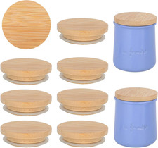 La Fermiere Bamboo Jar Lids - 12PC, Airtight & 100% Fit