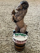 AYINGER Celebrator DOPPELBOCK Ram Figure Beer Tap Handle Bar Keg Brewing