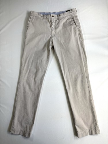 Polo Ralph Lauren Chino Pants Mens 34 X 34 Lt Khaki Classic Fit Straight Preppy