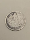 1860 Seated Liberty Silver Dime 10c