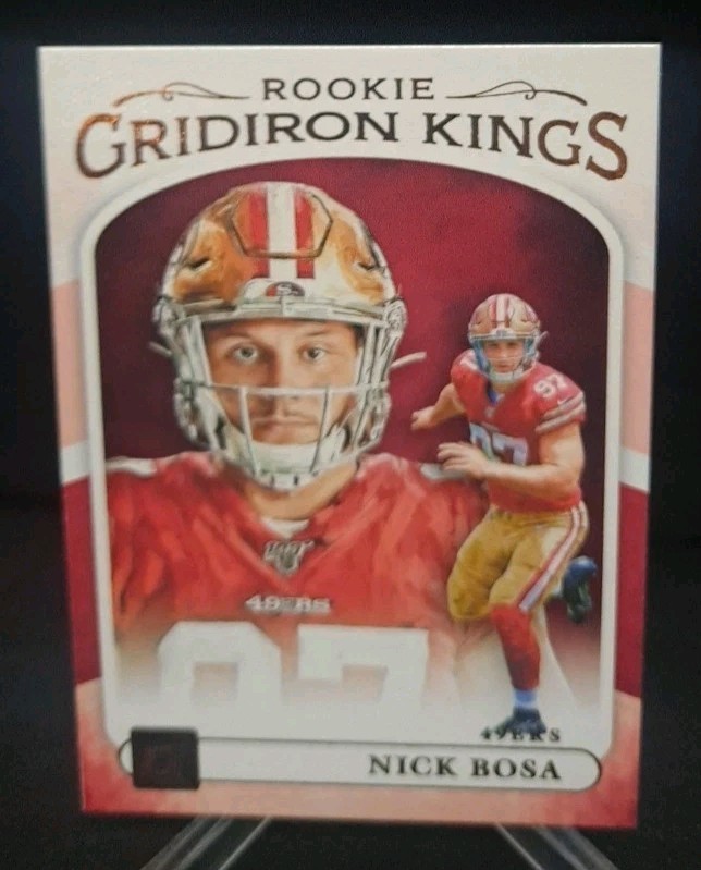 2019 Panini Donruss Rookie Gridiron Kings Nick Bosa #RGK-14 Rookie RC 49ers