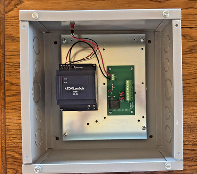Rail Power Supply For Fail Safe/Secure Locking Device-TDK Lambda DSP 60-24. READ