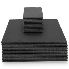 Image of Time To Sparkle 4/6/8/10/12 Sets of Slate Placemats+Coaster Washable Place Mats