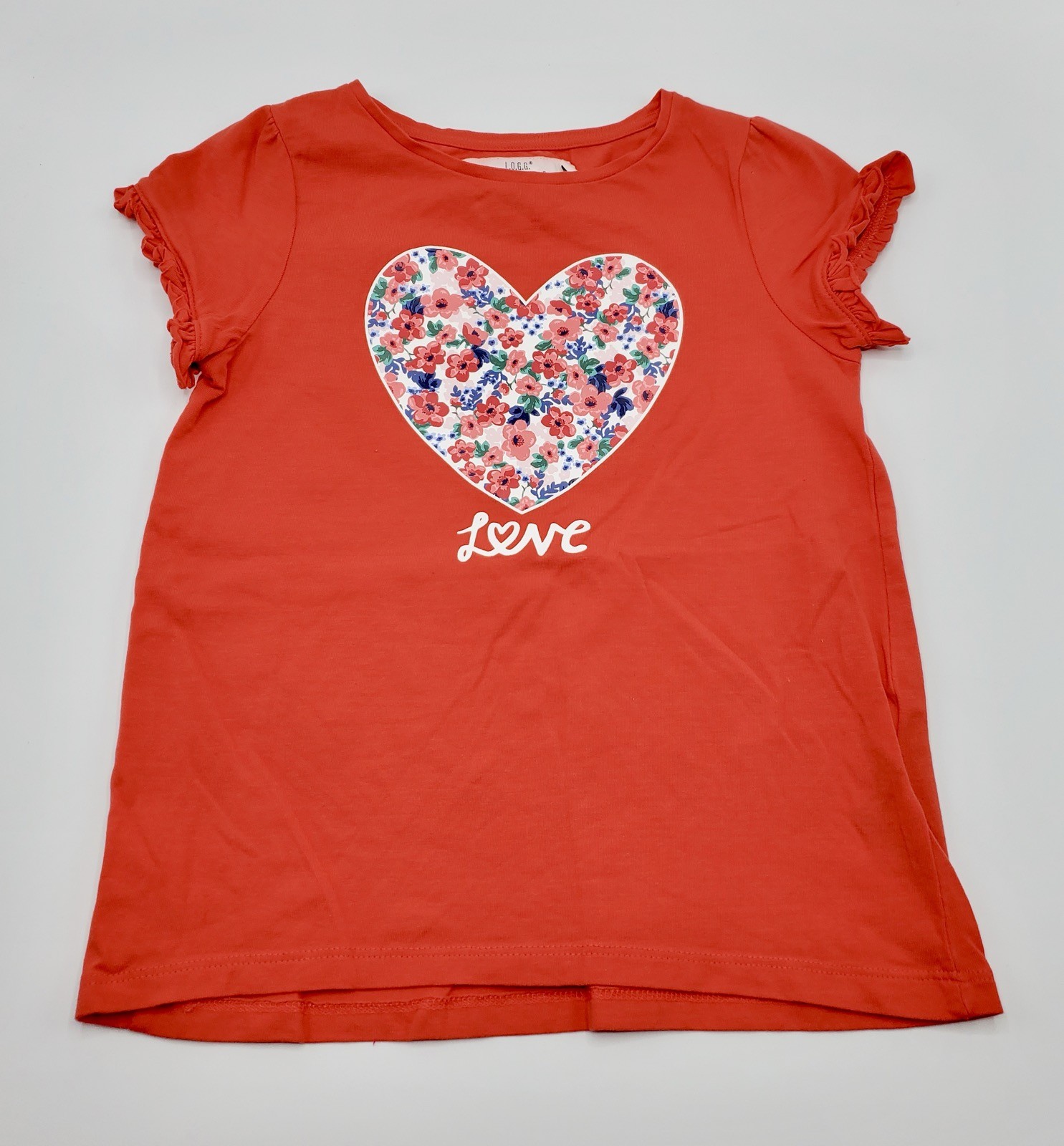 L.O.G.G. by H&M Girls’ Cotton Blend Red T-Shirt Sz 6-8 Years New Without Tags thumbnail 2