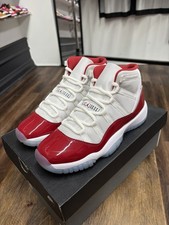 Size 6Y - Nike Air Jordan 11 XI Retro GS Cherry White Red 378038-116 Clean