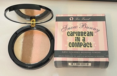 Too Faced Snow Bunny Caribbean in a Compact Original Formula Brand New Full Sz