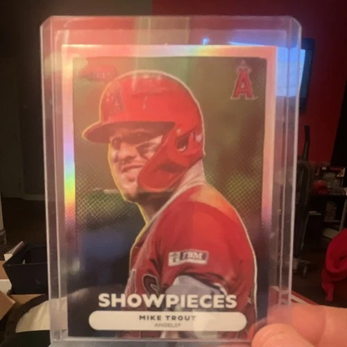 Topps 2025 Showpieces Mike Trout BS-9 Insert Angels Baseball Trading Card