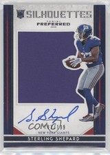 2016 Panini Preferred Rookie Silhouettes 182/199 Sterling Shepard #80 Auto 0ja2