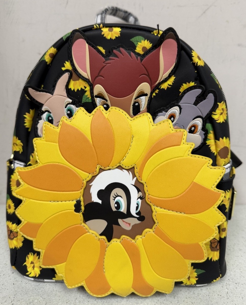 Loungefly Disney Bambi Thumper Flower Sunflower Characters Mini