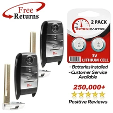 2 For 2015 2016 2017 2018 2019 Kia Sorento Keyless Entry Smart Remote Key Fob