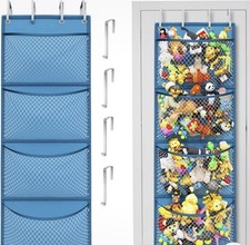 Storage for Stuffed Animal - Over Door Organizer for Stuffies, Baby Accessories,
