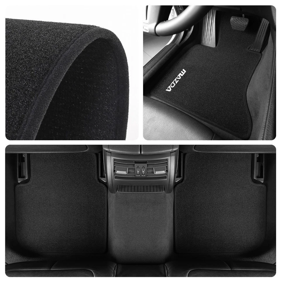 For Mazda Mazda2 II DE/DH 2007-2015 Quality Carpet Velour Car Floor Mats Liners - image 2 of 4
