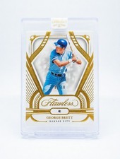 2024 Panini Flawless - George Brett #24 Gold  7/10 💎 Diamond PSA 10 SSP Royals 