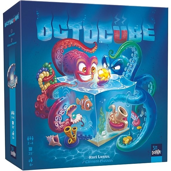 Octocube Jeu de Société Sit Down parfait pour animer vos soirées entre amis