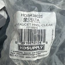 Delta Clear Knob Handle w/Button and Screw RP16919