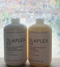 Olaplex No.4 Bond Conditioner And No.5 Shampoo 17.75 Oz New Sealed - Duo Set