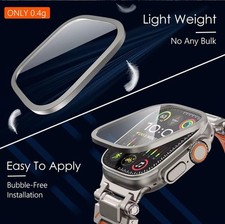 Get 6x Screen Protectors, For Apple Watch Ultra 1 2 49m titanium color