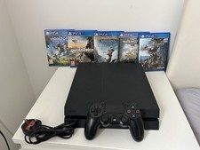 Sony PlayStation 4 500GB Black Console With Games, Controller & Cables Bundle
