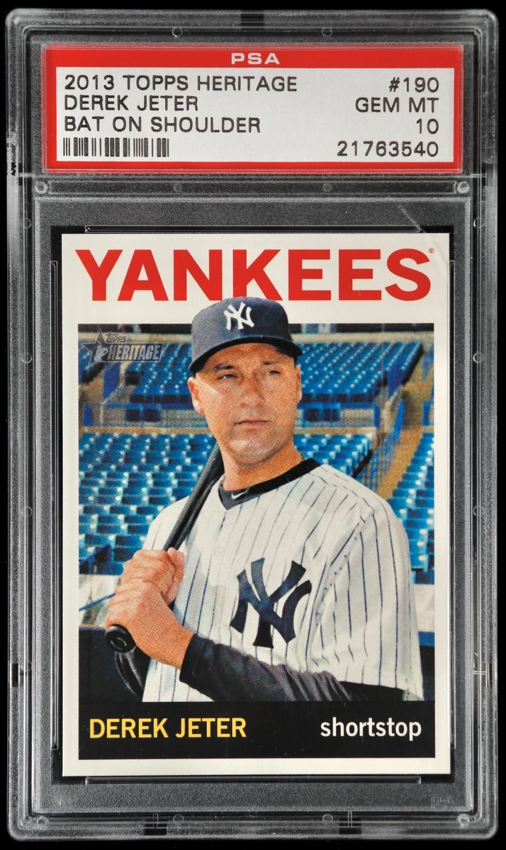 Derek Jeter Professional Sports Authenticator (PSA) Baseball