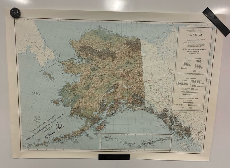 Alaska National Interest Lands Conservation Act Map 1980 Jimmy Carter