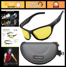 Night Vision Driving Glasses - Anti-Glare HD Polarized Yellow Tinted Sunglasses