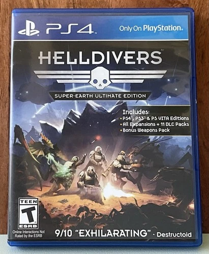 Helldivers -- Super Earth Ultimate Edition (Sony PlayStation 4, 2015)