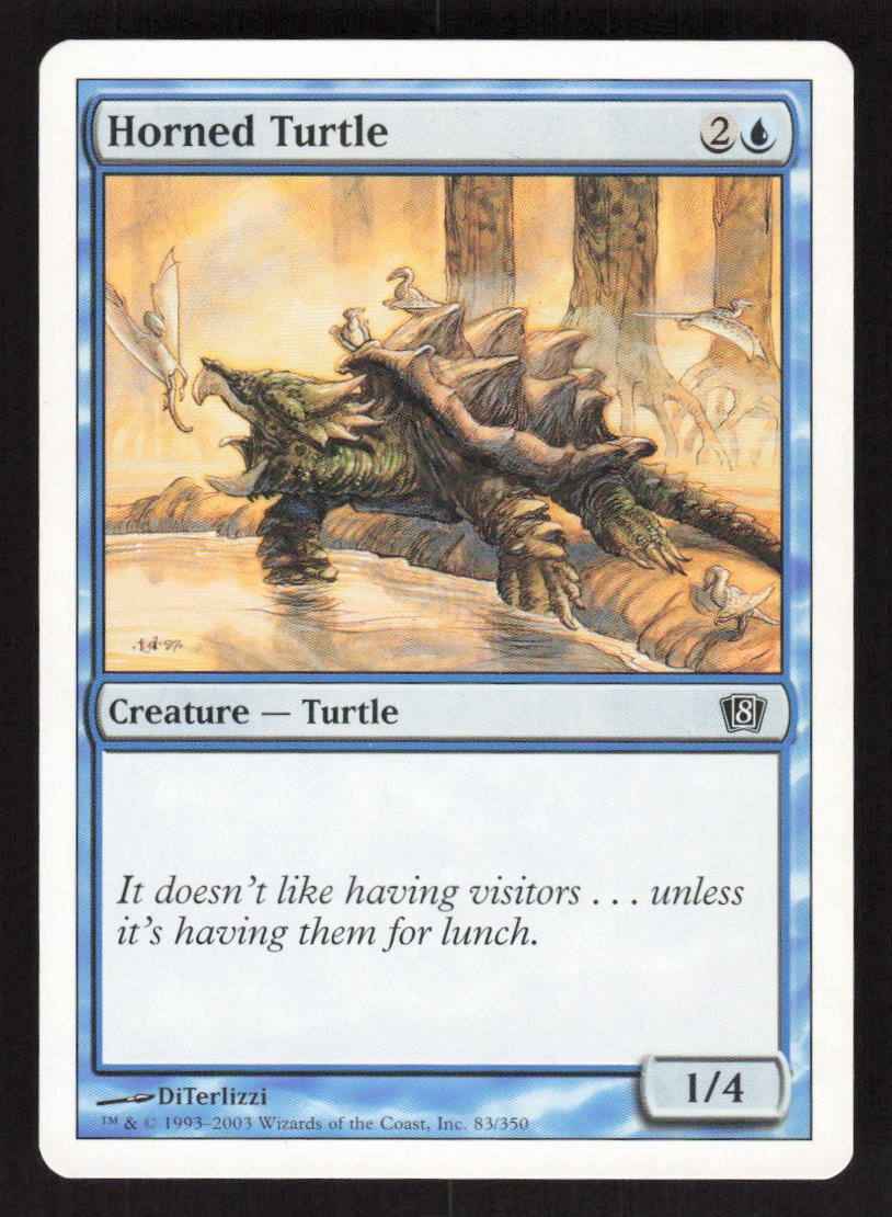 2003 Horned Turtle 8th Edition 83 MTG