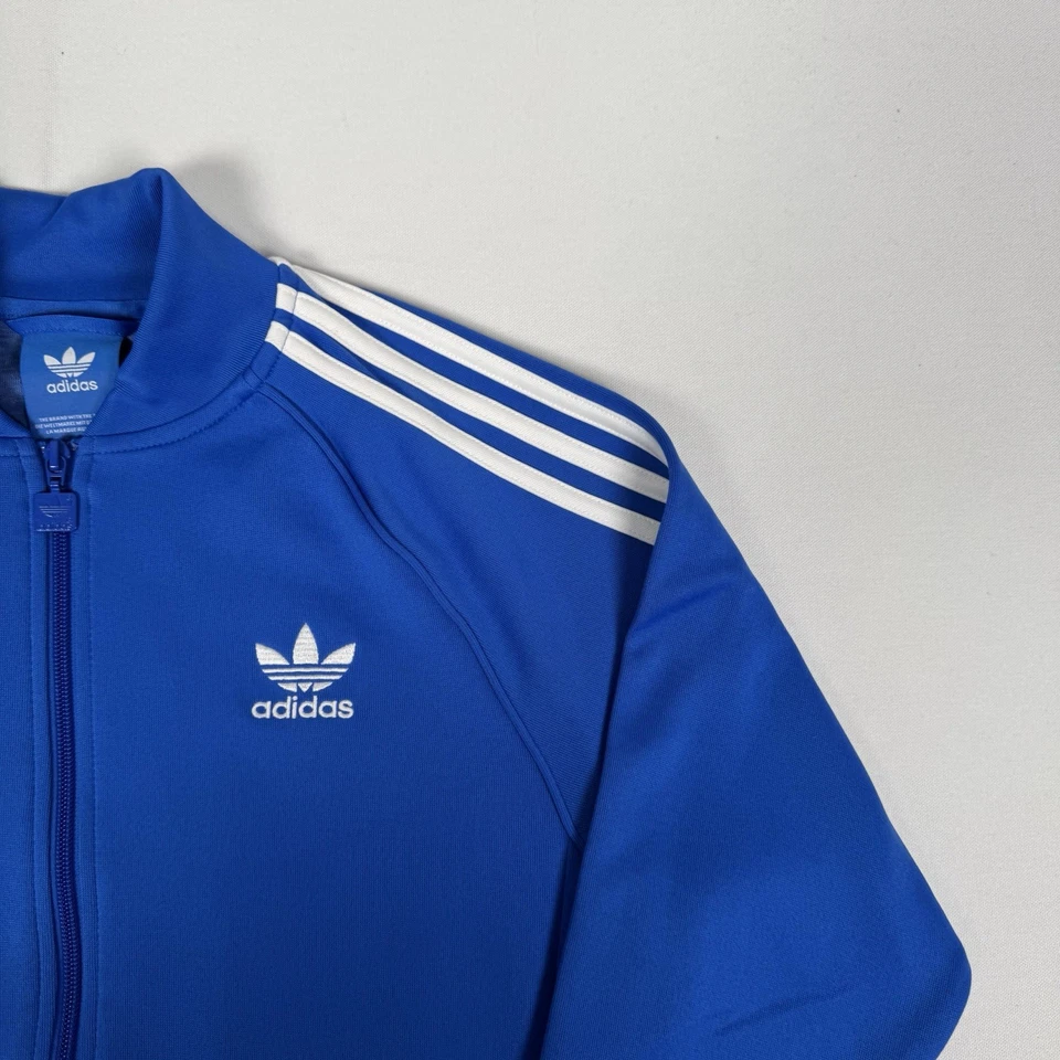 Jaqueta Adidas Superstar Azul Tracksuit Track Top Firebird Trefoil Retrô Masculina P - Imagem 2 de 4