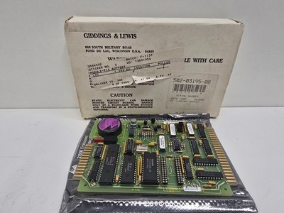 NEW IN BOX! GIDDINGS AND LEWIS PC SUPPORT MODULE 502-03195-08