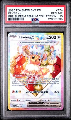 PSA 10 2025 POKEMON EEVEE EX PRISMATIC EVOLUTIONS SPC PROMO SVP EN 174
