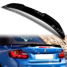 Pearl Black For 2015-2021 BMW F23 2-Series Convertible W-Power Trunk Lid Spoiler