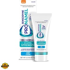 Clinical Enamel Strength Toothpaste, Deep Clean, 2.3 oz