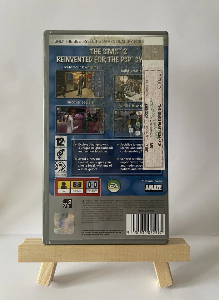 The Sims 2 PSP Platinum | CIB | PAL | Complete in Box - Image 2 of 4